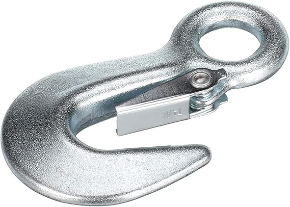 Attwood Snap Hook, Zinc Steel, 4", 5/8" Ring, Heavy Duty