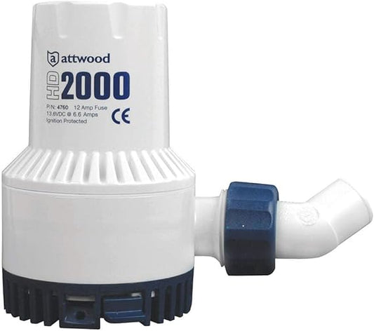 Attwood 1700 GPH Submersible Livewell/Bilge Pump