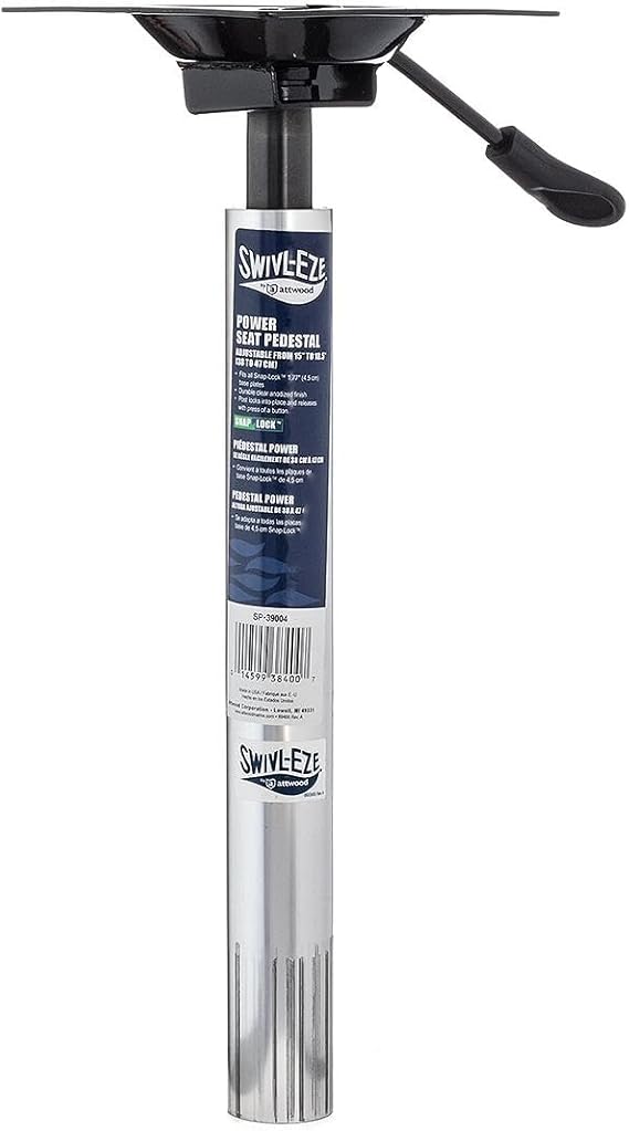 Swivl-Eze Snap-Lock Pedestal, 16"-20", Aluminum