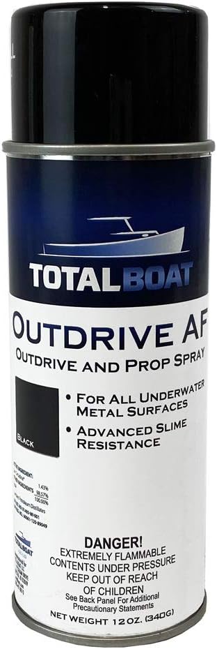 TotalBoat Outdrive AF Spray, Black, 12 oz