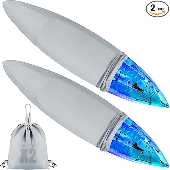 2pcs Waterproof Kayak Cockpit Covers, Outdoor Dust Protector