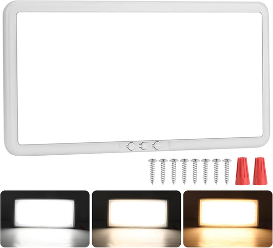 RV Ceiling Light, 2200LM, 360 LED, 3 Color Dimmable (2700-6500K)