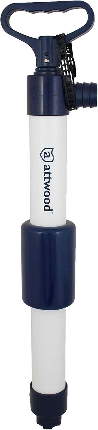Attwood Hand Bilge Pump, 18", 8 GPM, Kayak/Small Boat