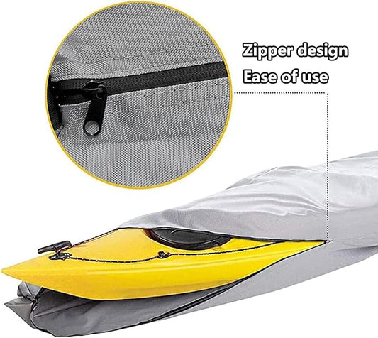 420D Kayak Cover, Black, 10ft, Fade-Resistant for Canoe/SUP