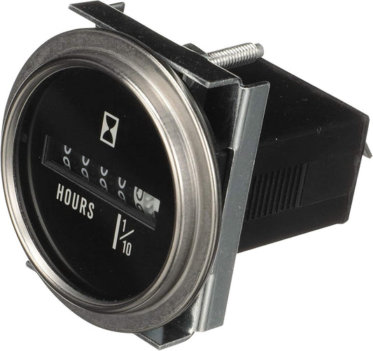 Seachoice Hourmeter Gauge, 2", Stainless Bezel