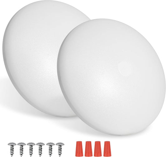 2 Pack RV LED Ceiling Puck Light, 12V, 4.5W, Cool White