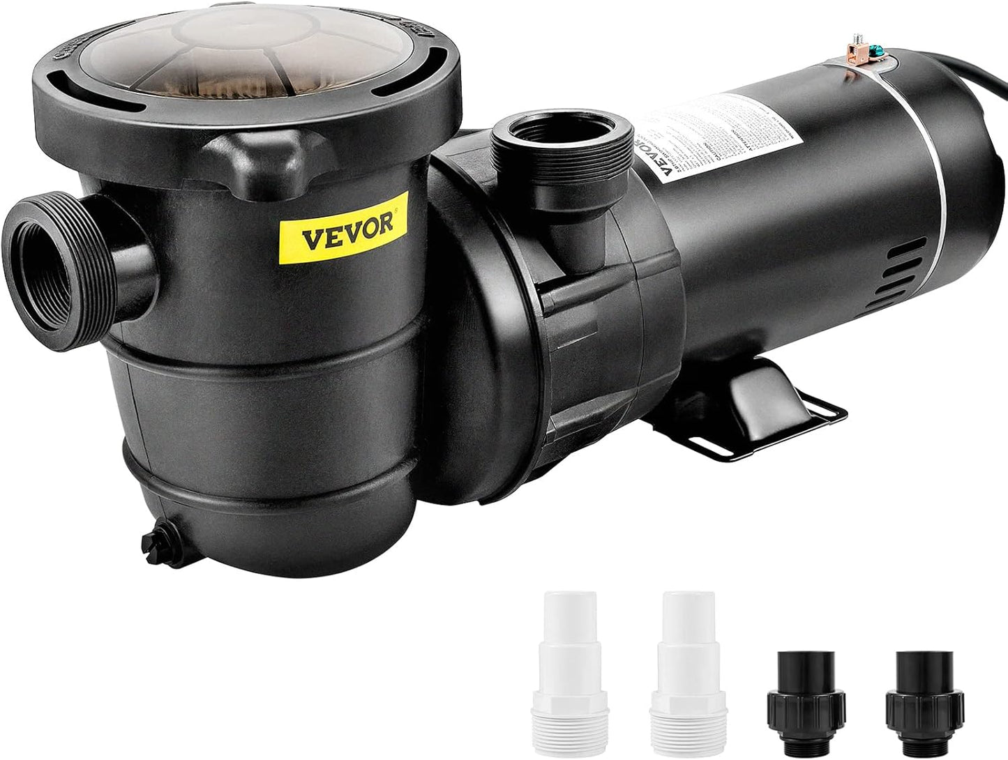 VEVOR Pool Pump, 2.0HP 115V, 5400 GPH, w/ Strainer Basket