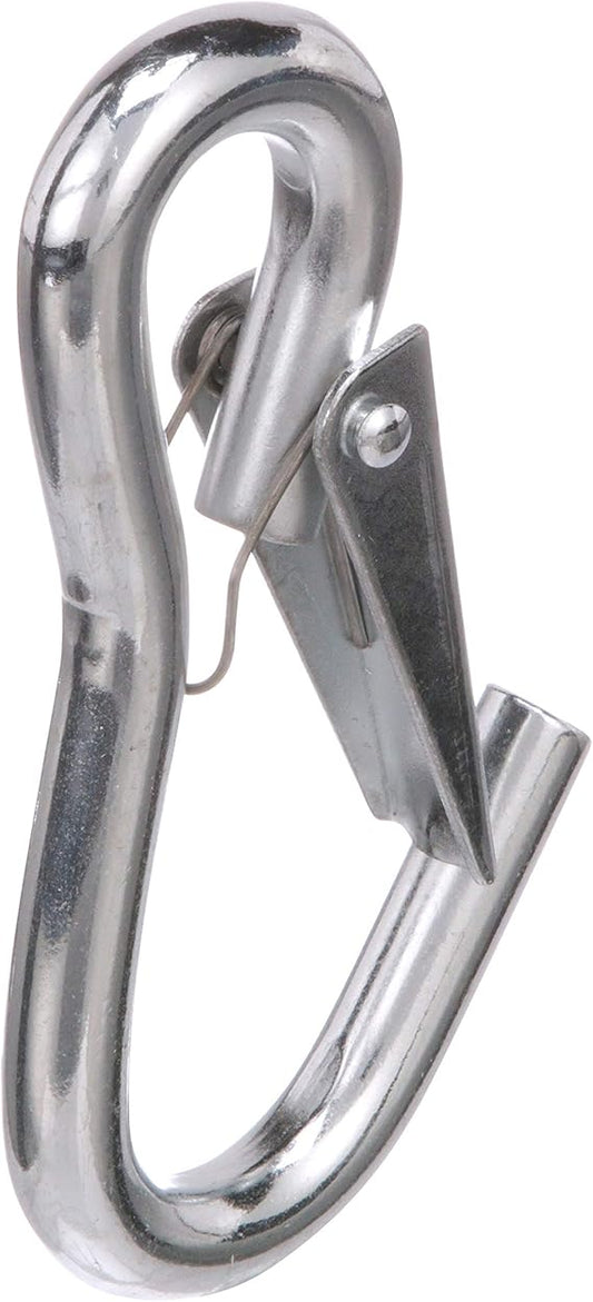 Attwood Snap Hook, Zinc Steel, 4", 1/4" Ring, Light Duty