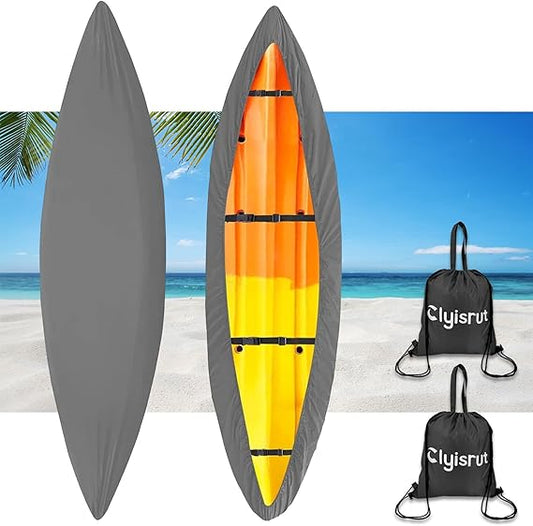 10-16ft Waterproof Kayak Cover, UV Shield, Oxford Marine Fabric
