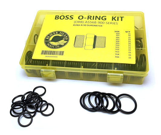 Hydraulic O-Ring Kit BOSS ORB 245pc, SAE 900 Buna-N 90D